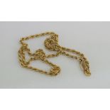 9ct yellow gold twist chain