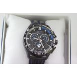 Boxed Pulsar chronograph watch