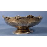 George V sterling silver footed bowl