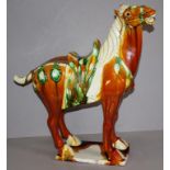 Large Chinese ceramic Tang style horse