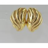 9ct yellow gold earrings