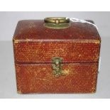 Victorian fitted travelling toiletry box