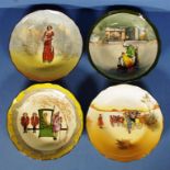Four assorted Royal Doulton series ware bowls
