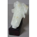 Chinese carved white Jade cabbage