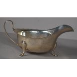 Sterling silver sauce boat