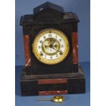 Vintage Ansonia slate mantle clock