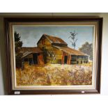 Garrick Tremain (New Zealand b1941) Scott's Barn