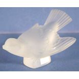 Lalique bird figure