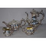 Four piece James Dixon tea & coffee set