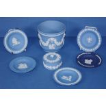 Seven Wedgwood jasperware items