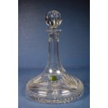 Waterford crystal ship's decanter