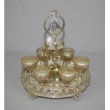 Vintage silver plated egg cruet