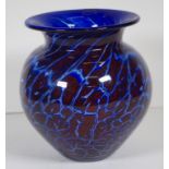 Dartington studio glass vase