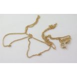 9ct yellow gold fine chain