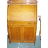 Oak bureau desk