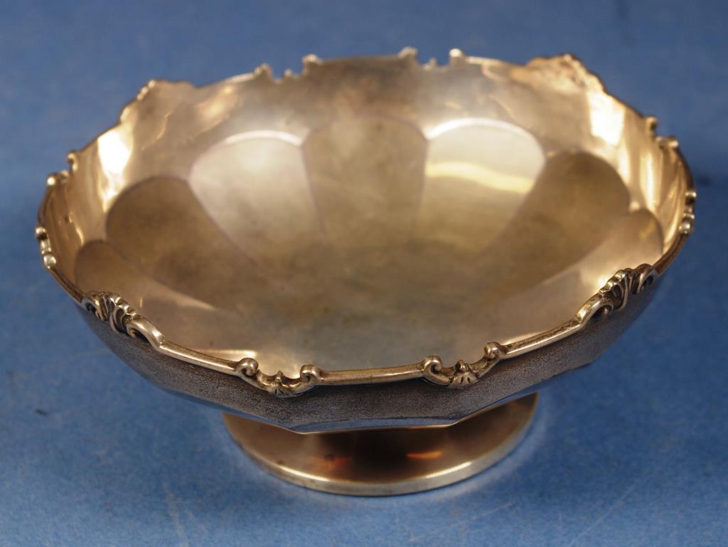 George V sterling silver footed bowl - Image 3 of 3