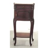 French walnut Louis XV style nightstand