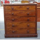 Victorian mahogany chest of drawers