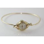 Vintage 9ct gold ROAMER watch