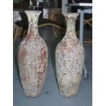 Pair of garden vases