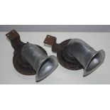 Two early American vibratory automobile horns