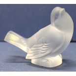 Lalique bird figure