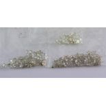 Three bags of loose diamonds (TDW=approx 9.5ct)