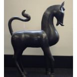 Bronze horse figure