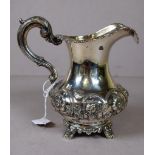 Victorian sterling silver large cream jug