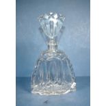 Large cut crystal decanter