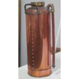 Vintage Quell copper fire extinguisher