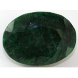 Natural loose faceted emerald