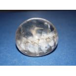 Antique glass paperweight