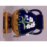 Victorian Minton majolica vase