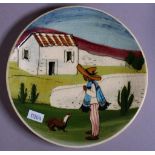 Martin Boyd Mexican themed wall plate