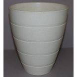 Keith Murray white ceramic vase