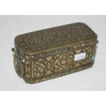 Eastern bronze lime box