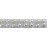 Nine sets loose South Sea Pearls