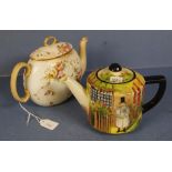 Victorian Doulton Burslem ceramic teapot