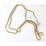 9ct yellow gold box chain