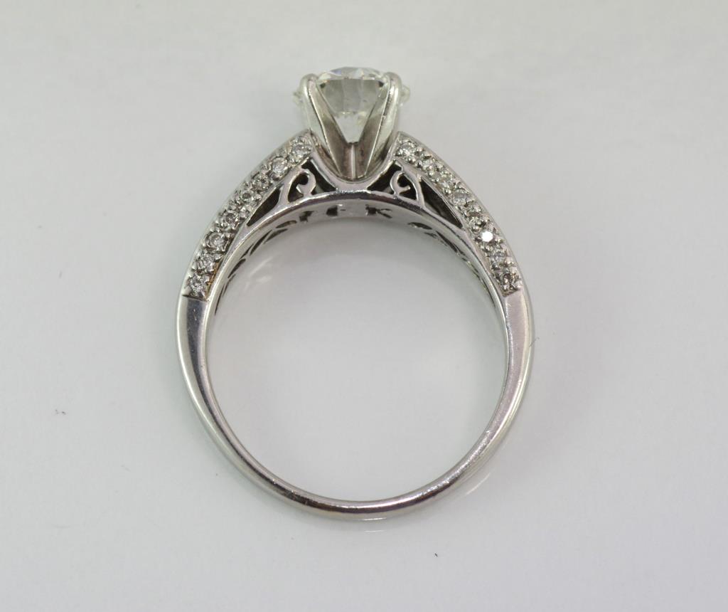 18ct white gold 1.56 carat diamond ring - Image 3 of 3