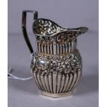 Victorian sterling silver cream jug