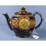 Edwardian Royal Doulton commemorative teapot