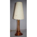 Retro Murano glass electric lamp