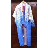 Japanese silk floral Kimono
