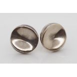 Pair of vintage Georg Jensen silver earrings