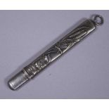 Art Nouveau sterling silver pencil holder