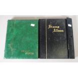 Two various early stamp albums