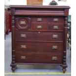 Large early 20th century chest of drawers