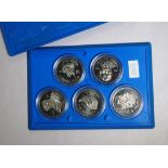 1977 British Columbia one dollar coin set